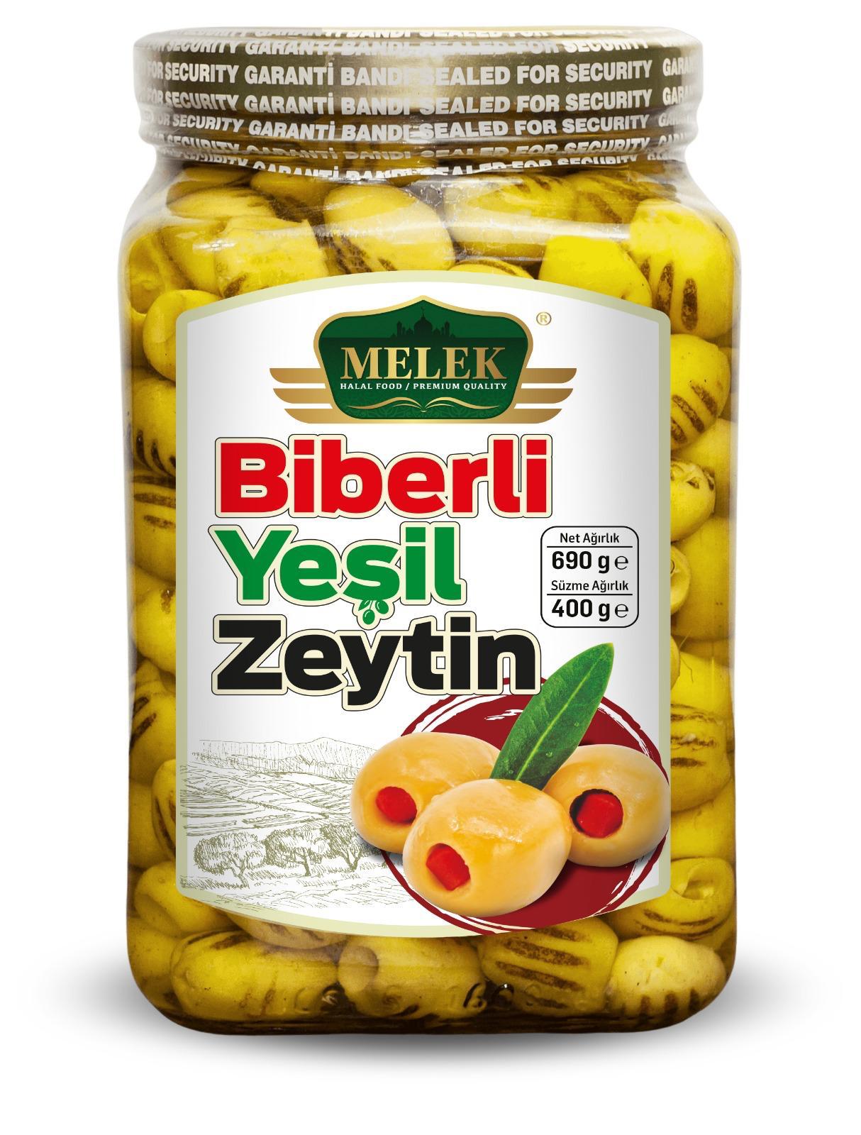 Green Olives with Pepper