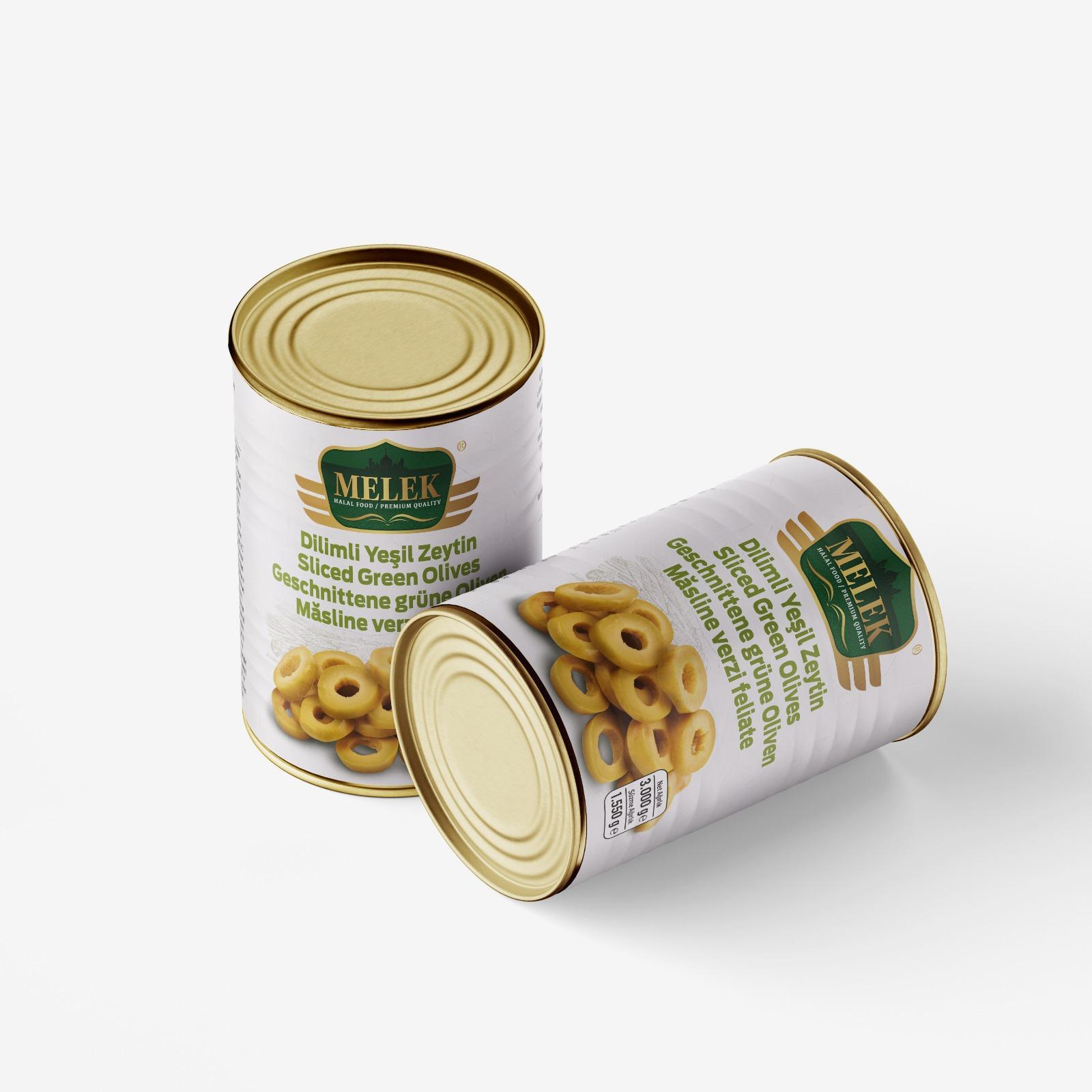 Sliced Green Olives